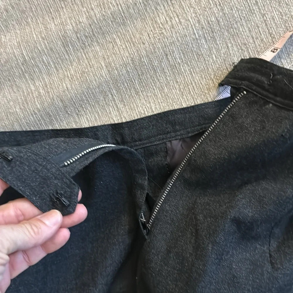 Vintage handmade wool and silk grey skirt size medium - Picture 9 of 11